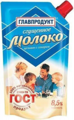 Молоко сгущенное ГЛАВПРОДУКТ цельное с сахаром 270 г 8,5%