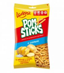 Чипсы LORENZ Pomsticks соломкой с солью 100 г