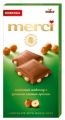 Шоколад MERCI молочный с цельным лесным орехом 100 г