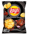 Чипсы LAYS Ребрышки гриль картофельные 81 г