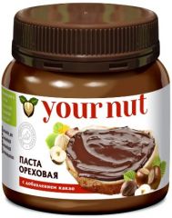 Паста YOUR NUT ореховая с какао 250 г
