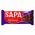 Кекс с какао, покрытый шоколадом, с шоколадной начинкой SAPA 42г