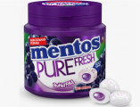 Жевательная резинка “МЕНТОС” “MENTOS PURE FRESH” со вкусом винограда