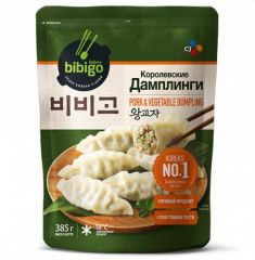 Дамплинги BIBIGO Королевские  с овощами и свининой 385 г