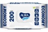 Салфетки влажные AURA Ultra Comfort уп.200 /с крышкой/
