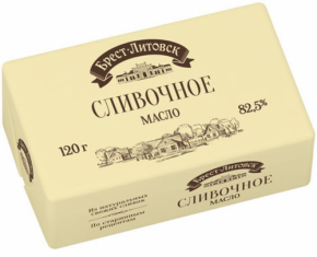 Масло сливочное БРЕСТ-ЛИТОВСК 120 г 82,5%