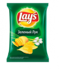 Чипсы LAYS Зеленый лук картофельные 140 г