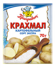 Крахмал ПРИПРАВЫЧ картофельный сорт экстра 70 г