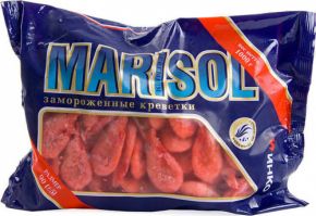 Марисоль креветки в панцире варено-мороженые марисоль 75+ 450 г