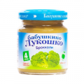 Бабушкино лукошко Пюре брокколи 4+ мес. бан. 100г