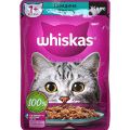 WHISKAS желе с говядиной и кроликом 85 гр