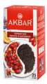 Чай черный AKBAR Яблоко и шиповник 25х1,5г