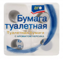 Бумага туалетная ARO двухслойная с ароматом персика 4 шт