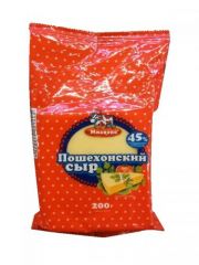 Сыр МИЛКОВО Пошехонский 200 г 45%