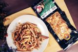 Ушки свиные копченые с хреном 100 гр в/у СЛВ