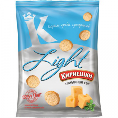Сухарики КИРИЕШКИ Light пшенично-кукурузные сливочный сыр 80 г