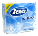 Бумага туалетная ZEWA Deluxe трехслойная белая 4 шт