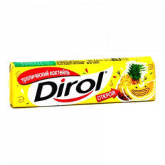 Жевательная резинка DIROL тропический коктейль 13.6 г