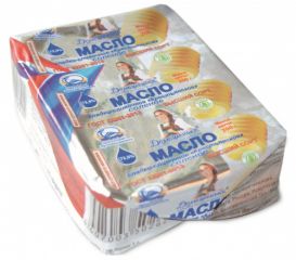 Масло сладко-сливочное ДОМАШЕНЬКА Белореченское Крестьянское соленое 200 г 71,5%