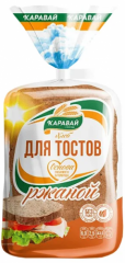 Хлеб для тостов Ржаной Каравай 350г