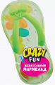 Мармелад жевательный CRAZY FUN в форме сланцев 10 г.