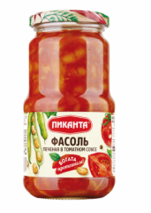 Фасоль ПИКАНТА печеная в томатном соусе 470 г