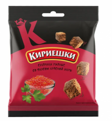 Сухарики КИРИЕШКИ ржаные красная икра 40 г