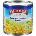 Кукуруза GLOBUS сладкая 340 г