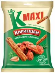 Сухарики КИРИЕШКИ Maxi куриные крылышки баффало 60 г
