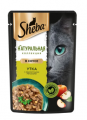 SHEBA Натуральная Коллекция утка с добавлением яблок в соусе 75 г