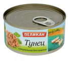 Тунец ПЕЛИКАН натуральный для салатов 185 г