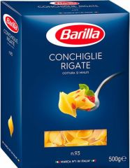 Макароны BARILLA Conchiglie rigate ракушки 500 г