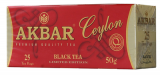 Чай черный AKBAR Ceylon 25х2г