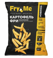 Картофель FRY ME Фри Классический 9х9 мм 700 г
