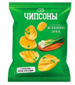 Чипсы ЧИПСОНЫ зеленый лук 40 г