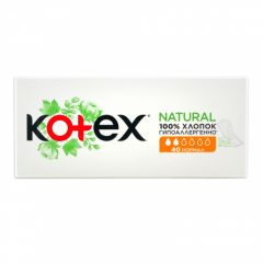 Прокладки гигиенические KOTEX Natural Нормал ежедневные 40 шт/уп