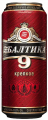 Пиво светлое «БАЛТИКА КРЕПКОЕ» № 9 ж/б 0,45л 8%