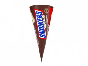 Мороженое SNICKERS рожок молочное арахисовое с карамелью, арахисом в молочном шоколаде 69 г