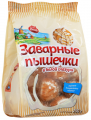 Заварные пышки в светлой  глазури вес.