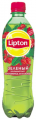 Холодный чай LIPTON зелёный земляника-клюква 0.5 л