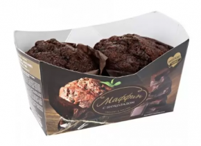 Маффин с шоколадной начинкой 90гр