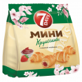 Мини-круассаны 7 DAYS c начинкой клубника 265 г