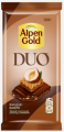 Шоколад ALPEN GOLD Duo фундук-вафля 130 г