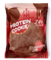 Печенье FIT KIT Choco Protein Cookie Клубничный джем 50 г