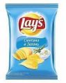 Чипсы LAYS сметана и зелень 81 г